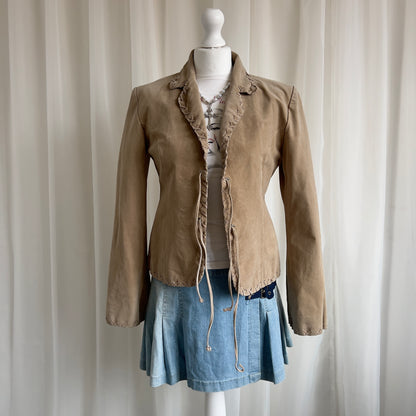 90s Genuine Suede Jacket - Size M