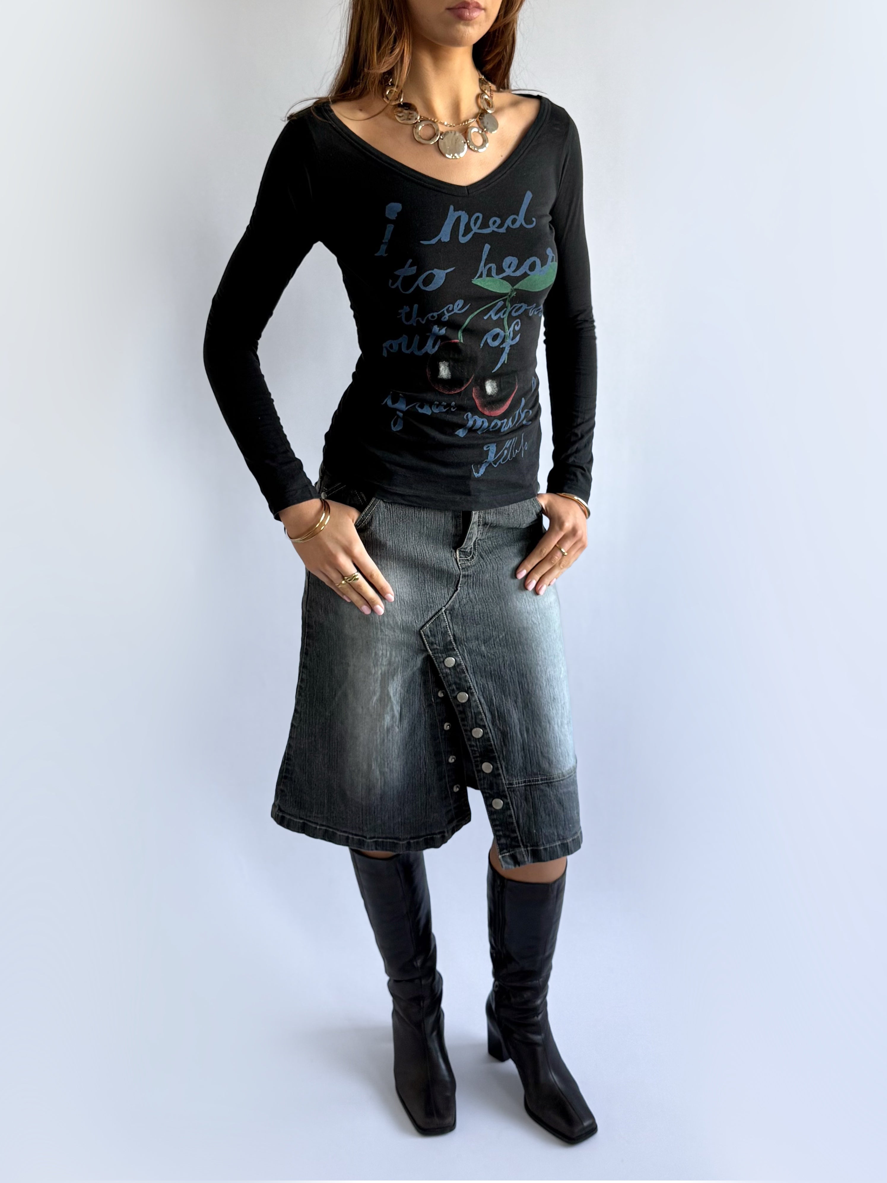 Killah Long Sleeve Top - Size S