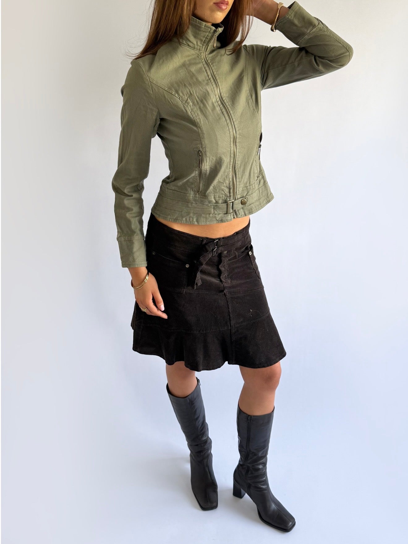 Cotton Zip Jacket - Size M