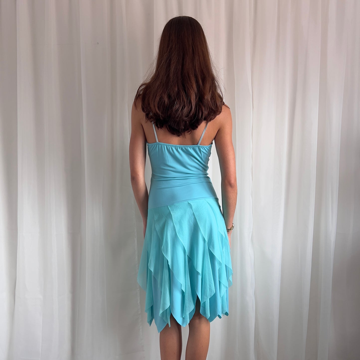 90s Asymmetric Mini Dress - Size M