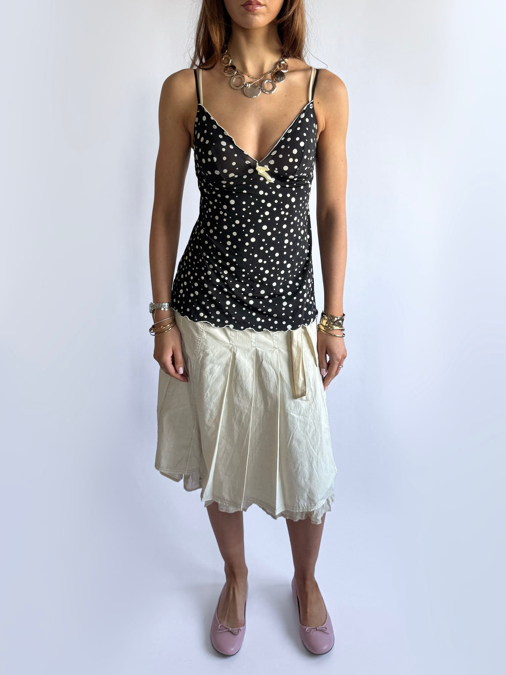 Polka Dot Cami - Size S