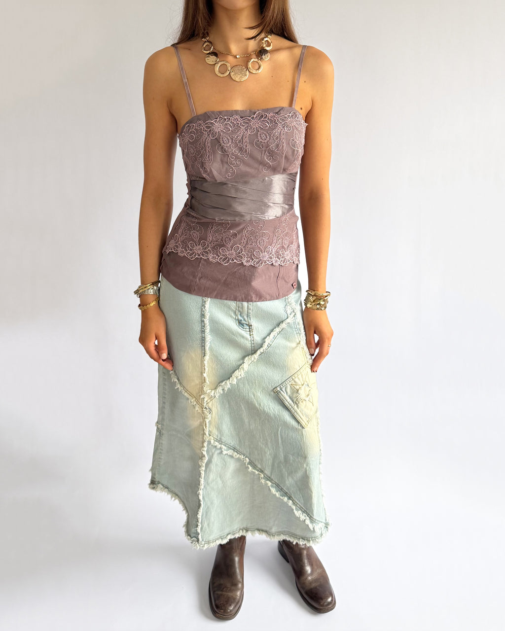 Mesh Lace Cami - Size M