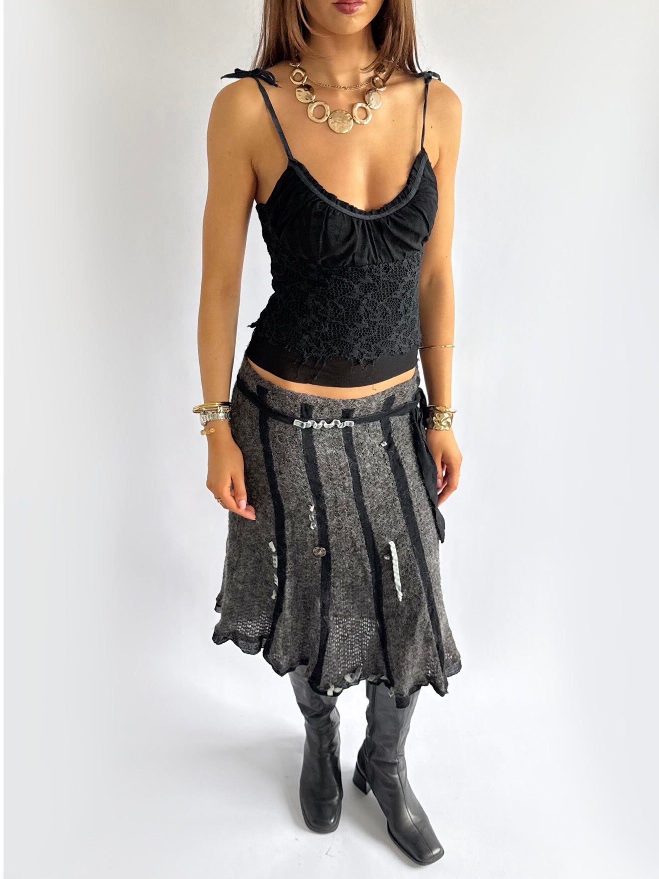 Lace Milkmaid Cami - Size M