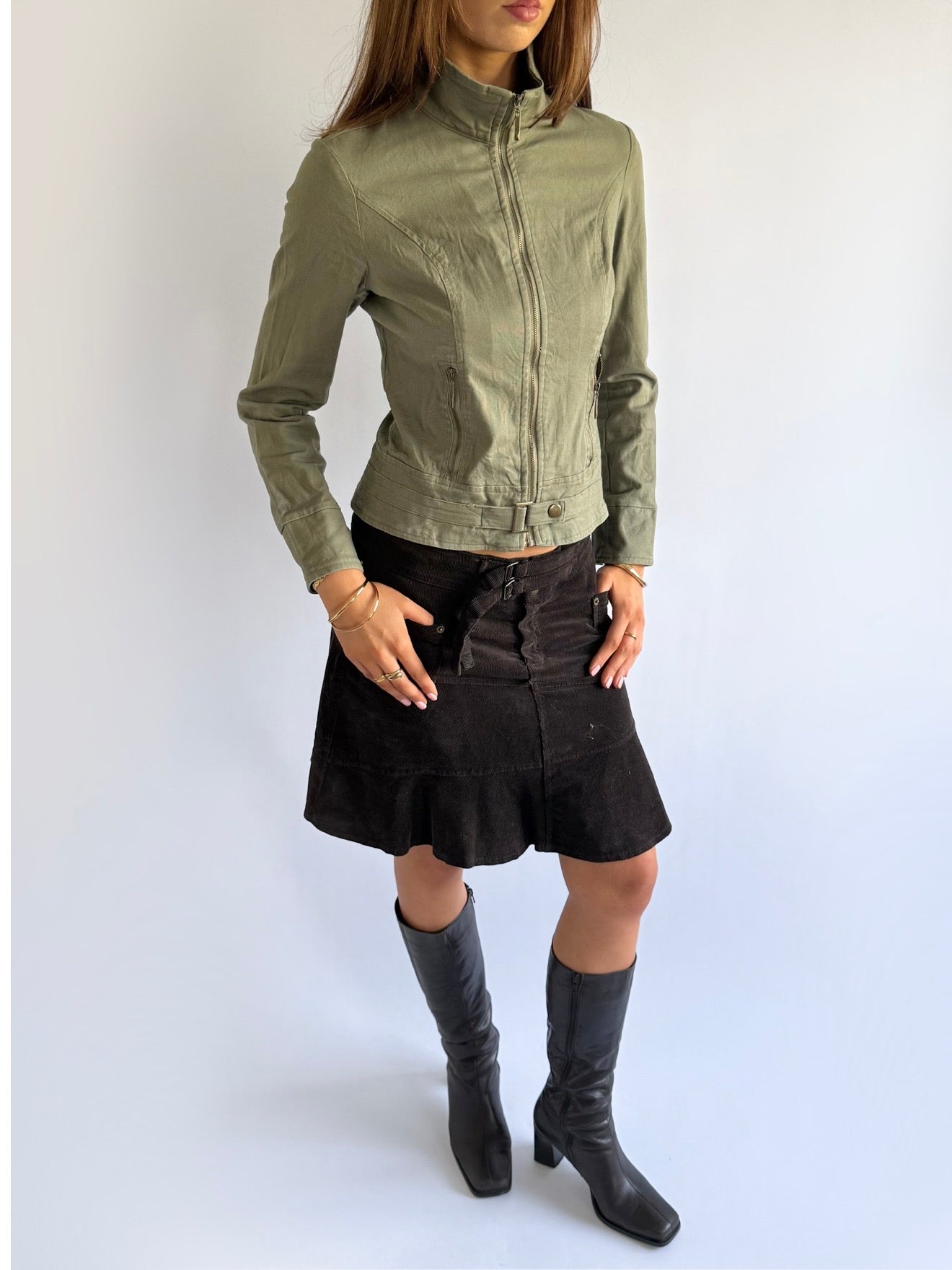 Cotton Zip Jacket - Size M