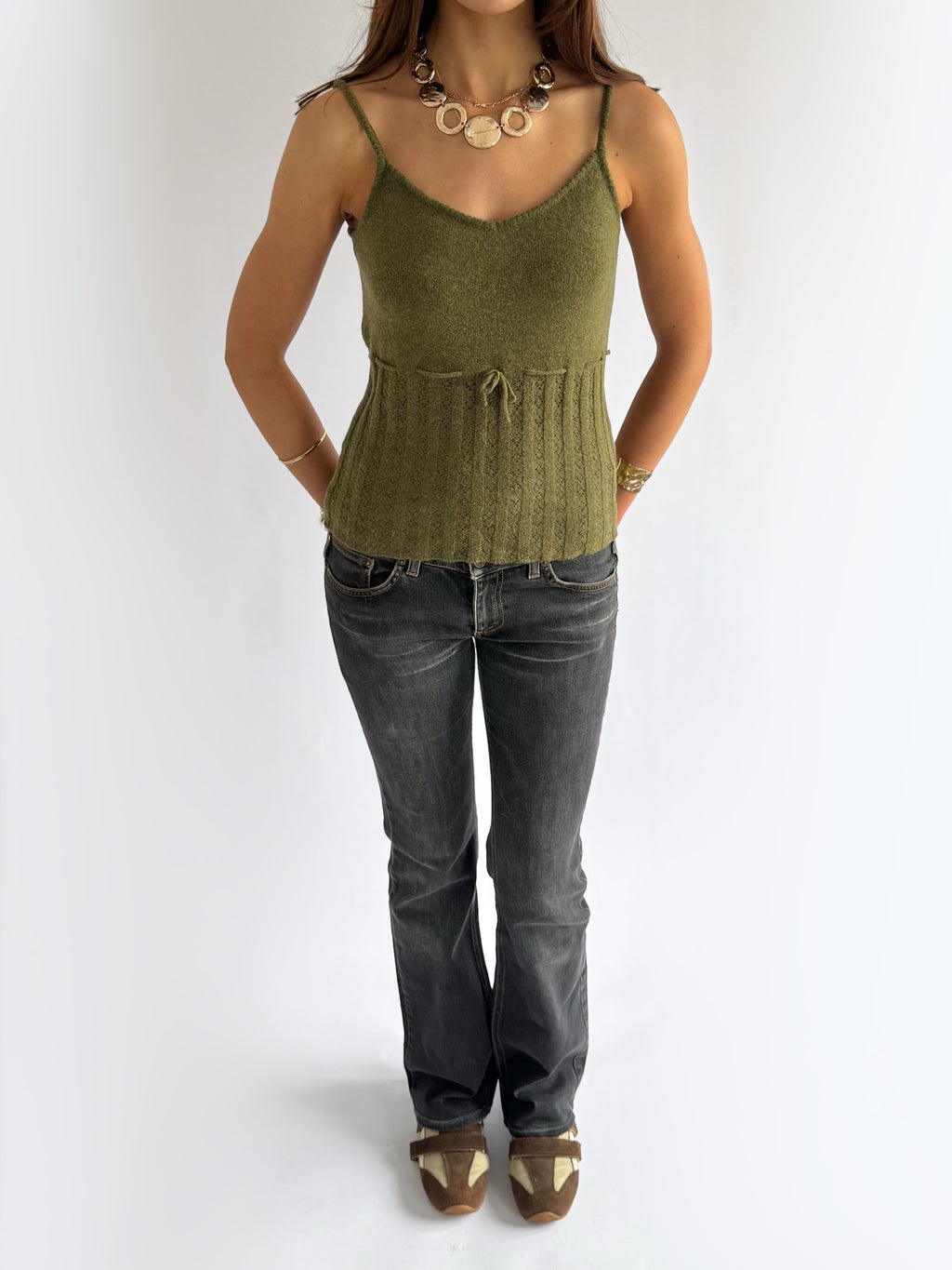 Wool Knit Cami - Size M