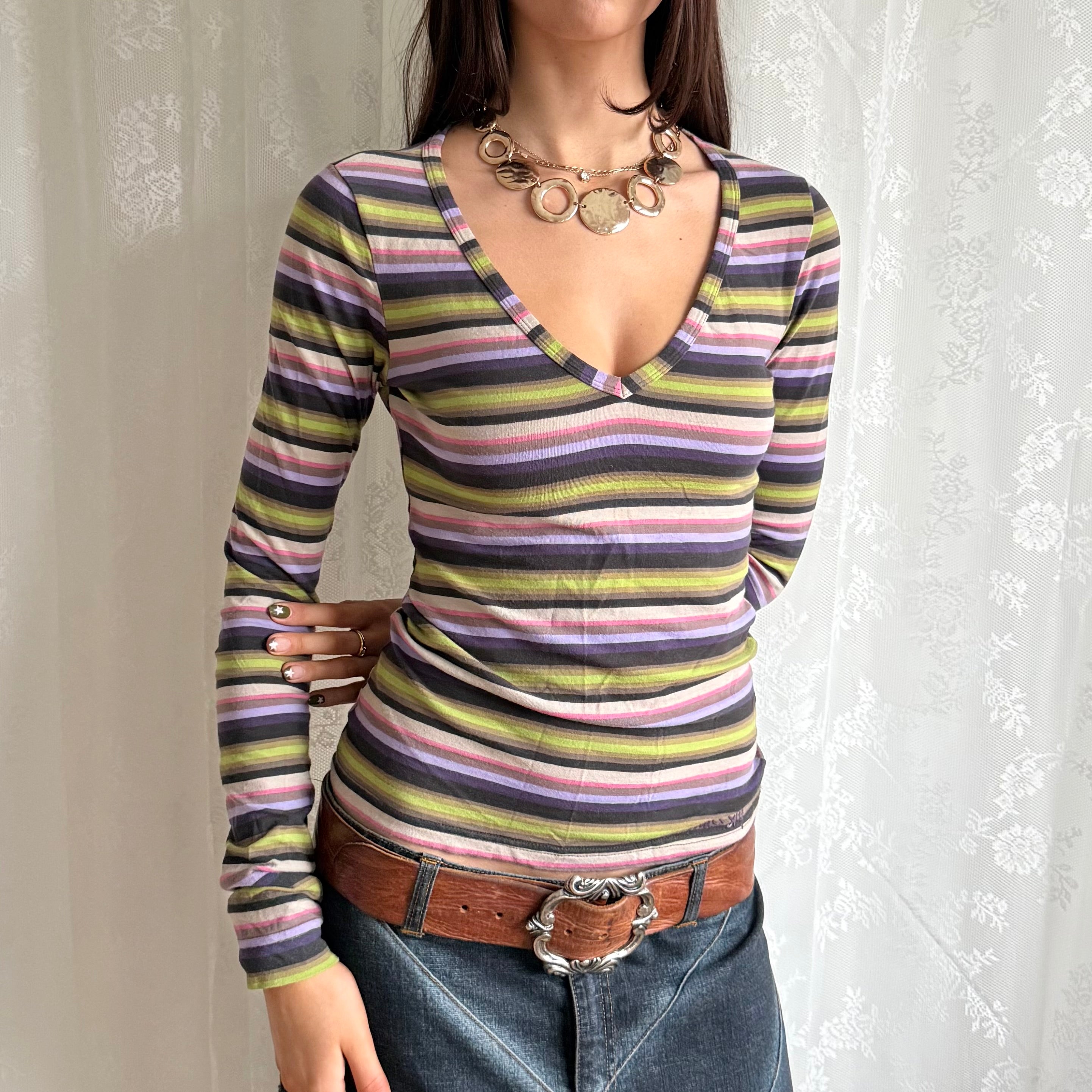 Miss Sixty Long Sleeve Top - Size L