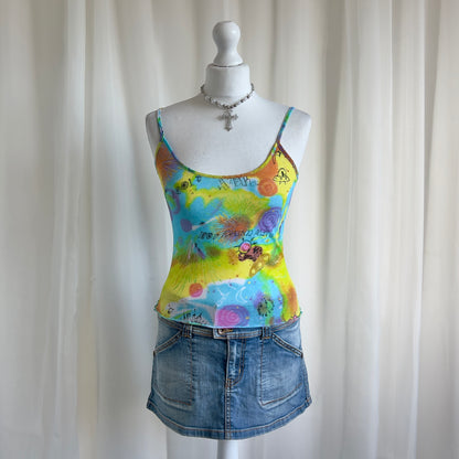 00s Graphic Cami Top - Size M