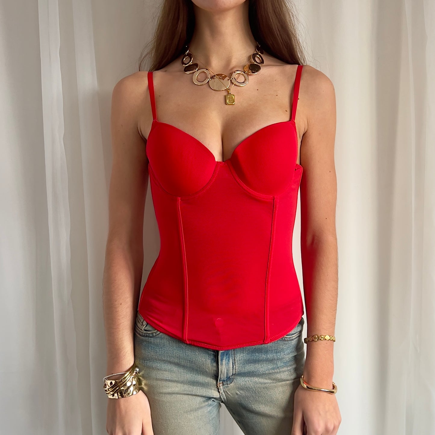 90s Corset Cami Top - Size M