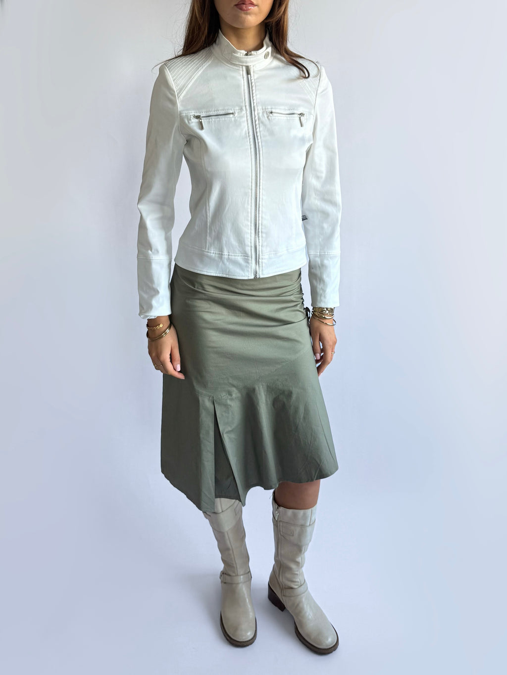 Asymmetric Midi Skirt - Size M