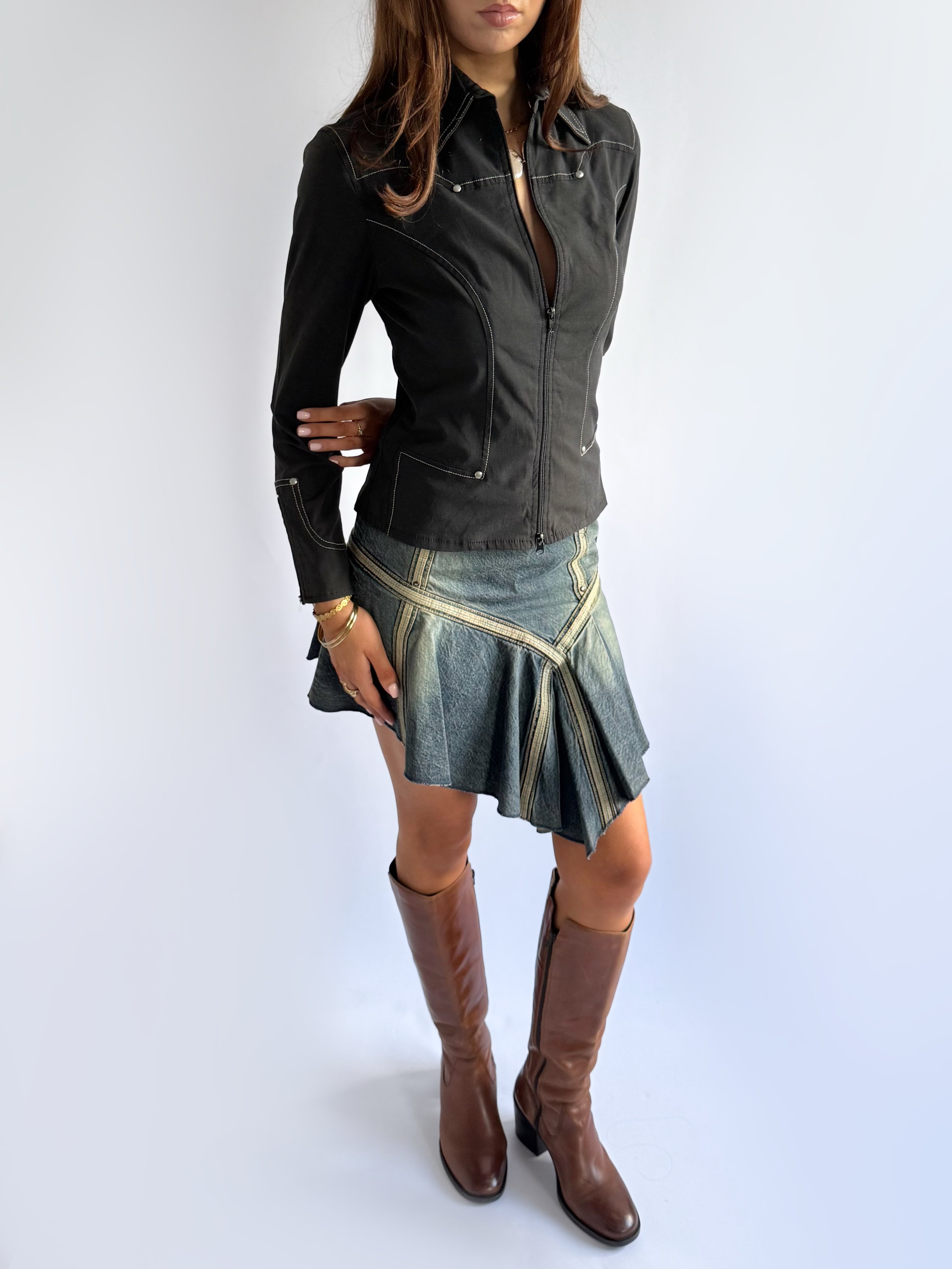 Double Zip Shirt - Size S