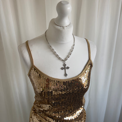 00s Sequin Cami - Size M