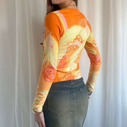 90s Graphic Long Sleeve - Size S