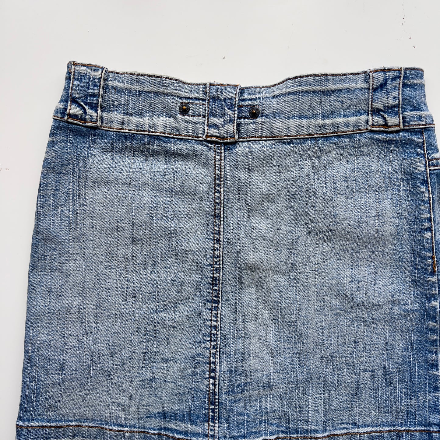 00s Denim Mini Skirt - Size XS