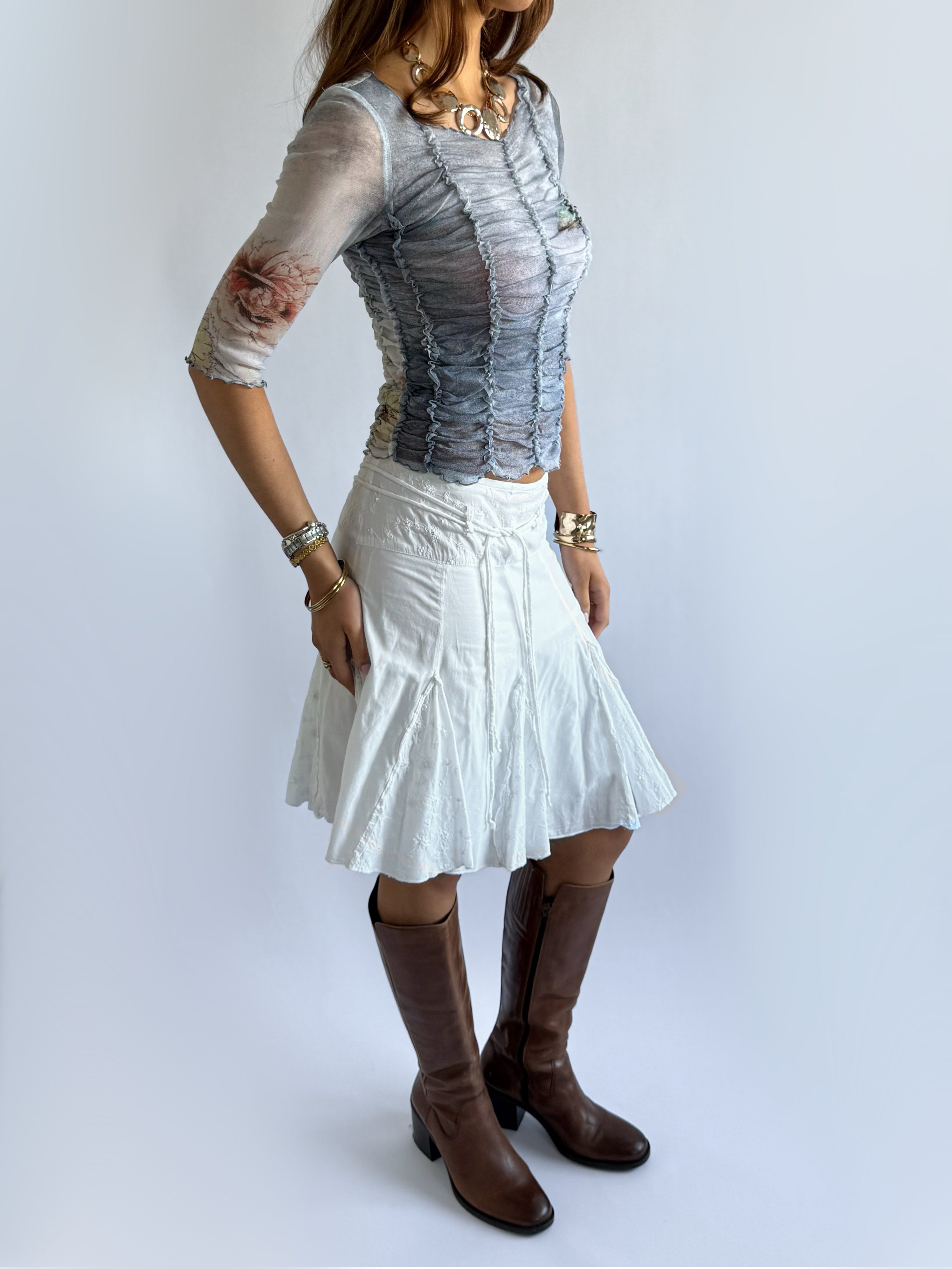 Mesh Crop Top - Size S