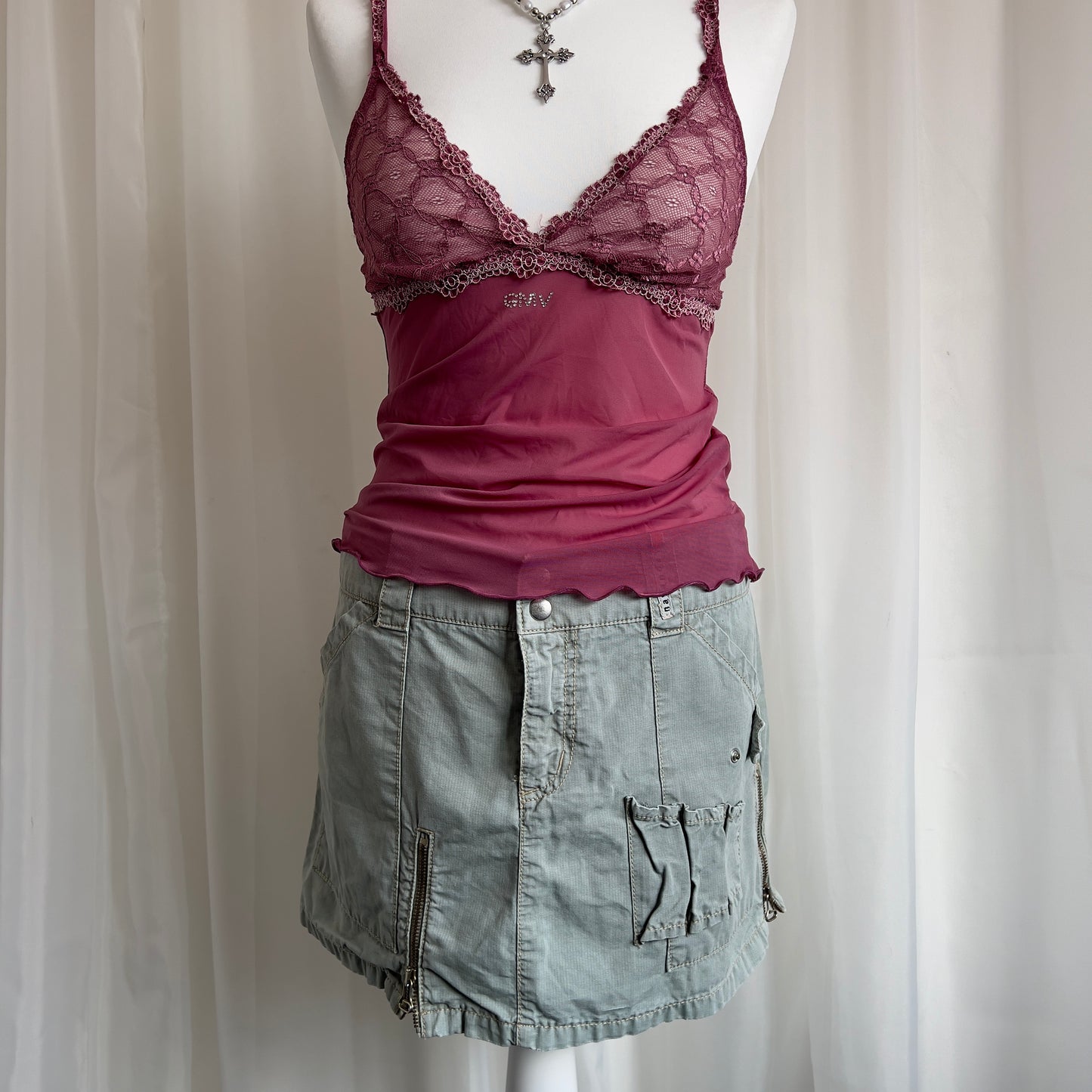 00s Cargo Mini Skirt - Size L