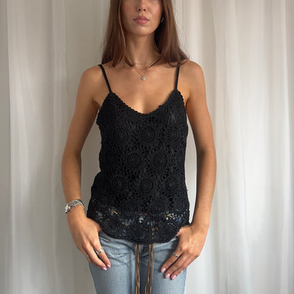 00s Crochet Cami Top - Size L