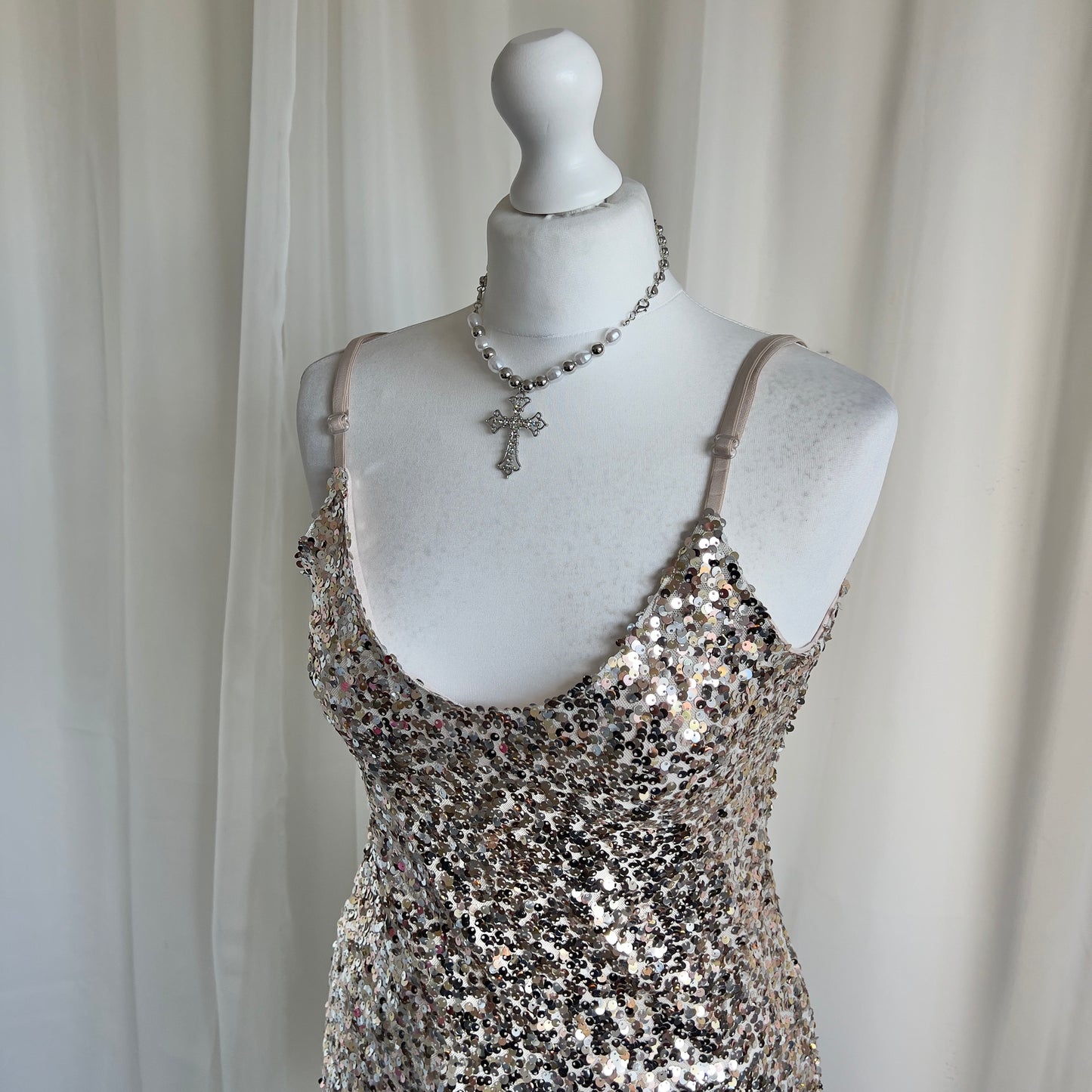 00s Sequin Cami - Size M