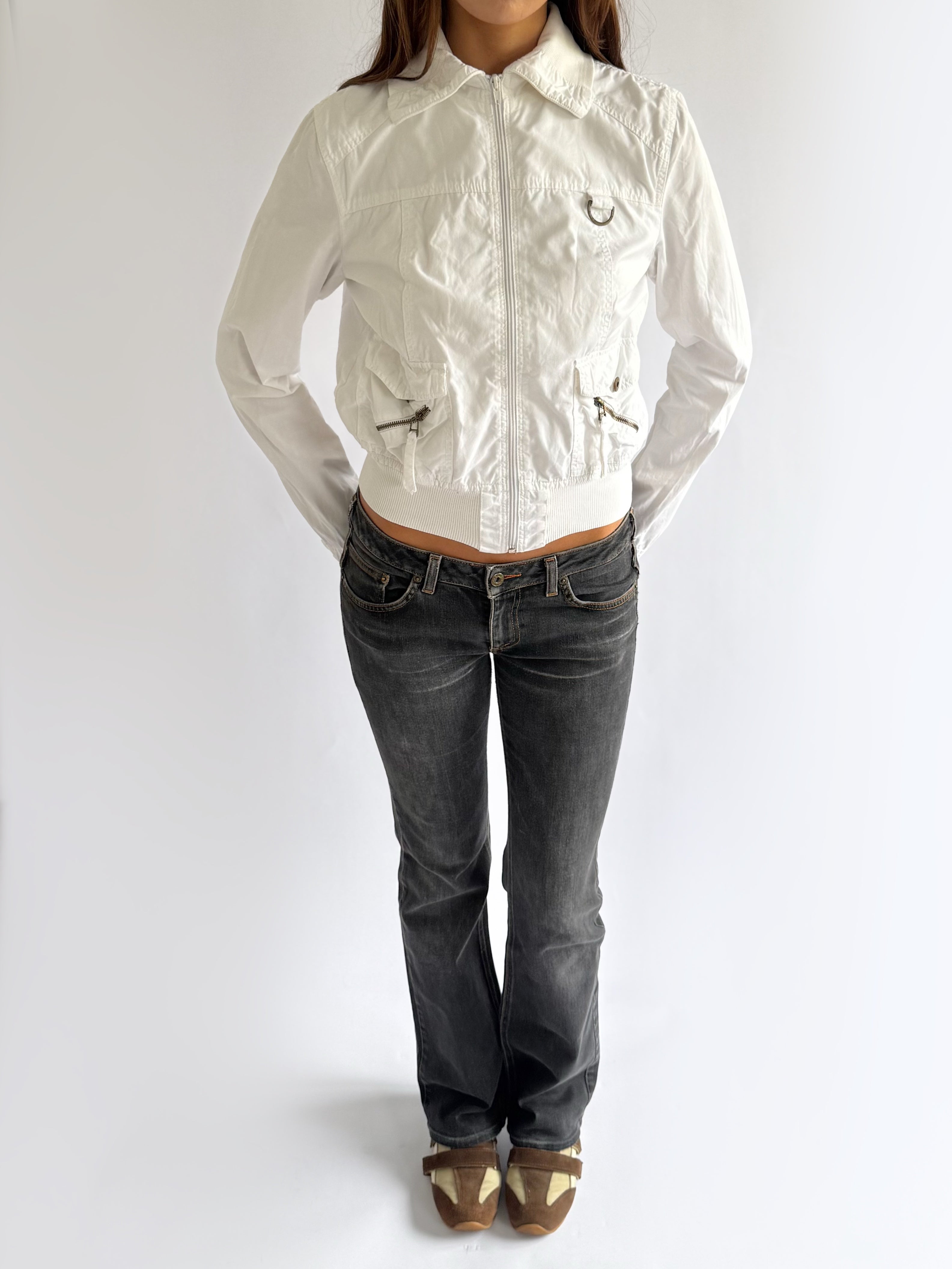 Cotton Zip Jacket - Size L