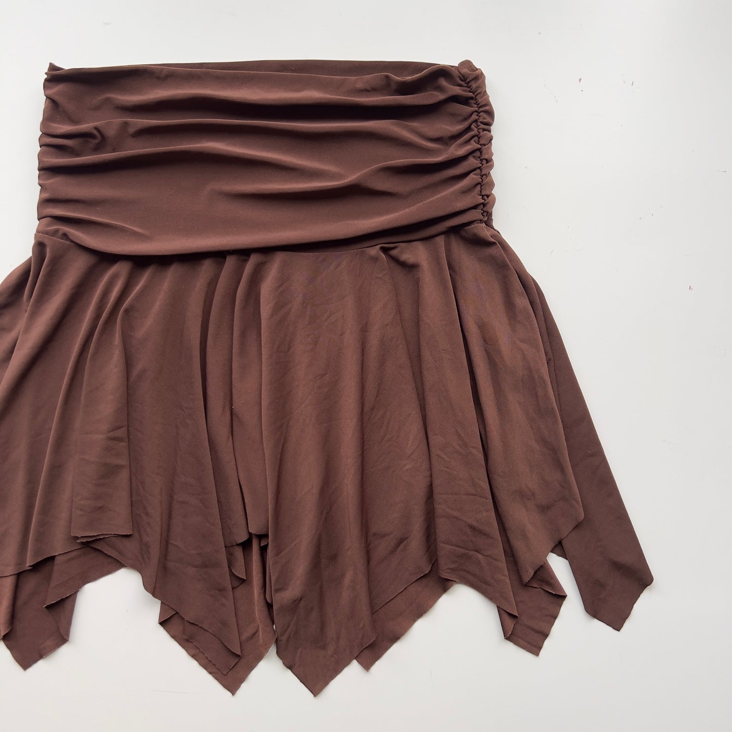 90s Asymmetric Mini Skirt - Size S