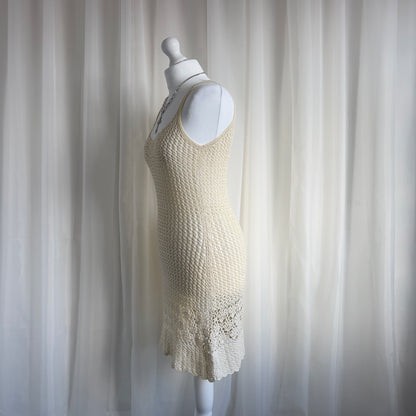 00s Crochet Mini Dress - Size S