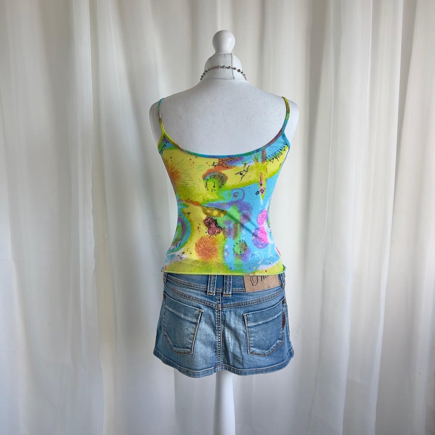 00s Graphic Cami Top - Size M