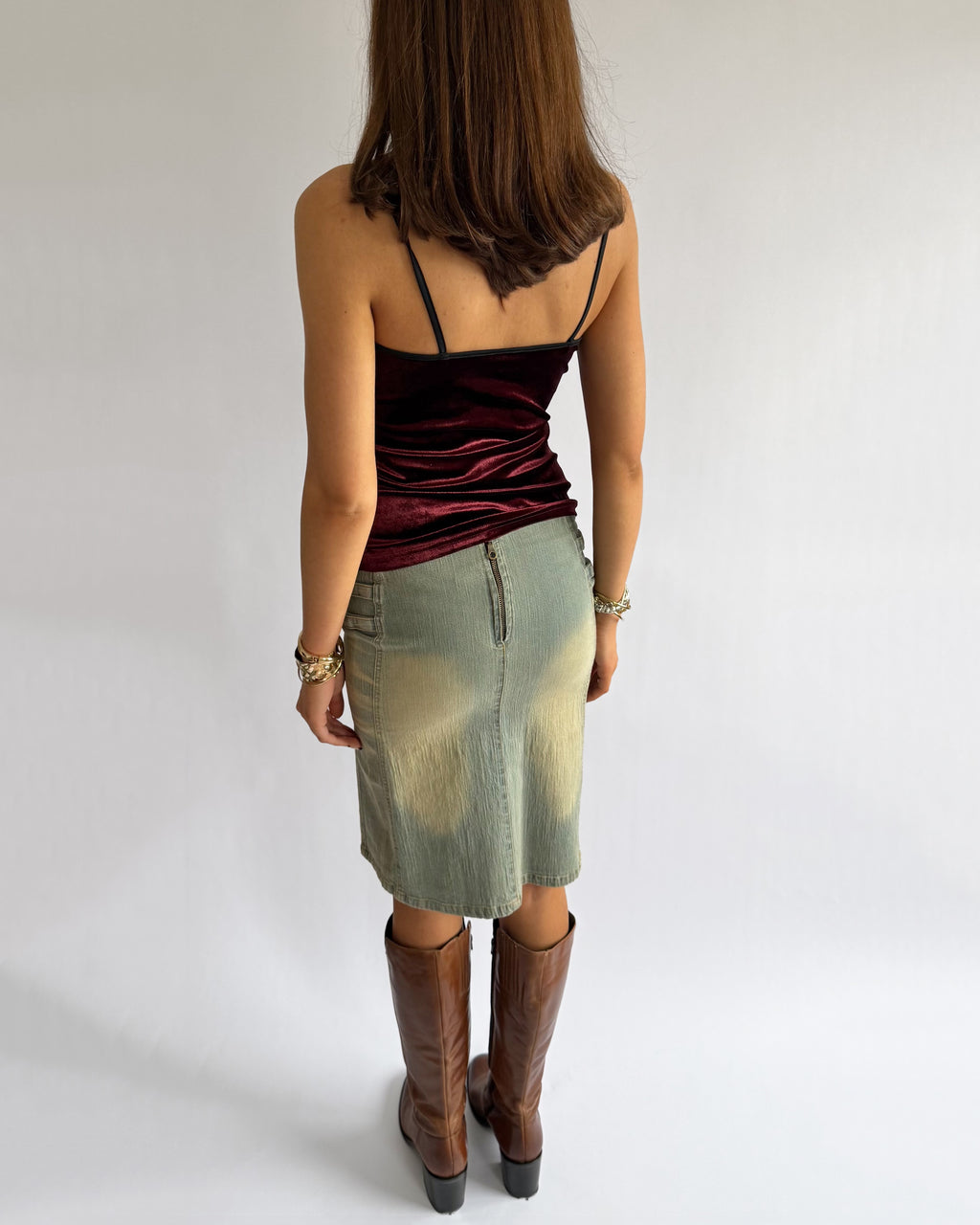 Velvet Lace Cami - Size XS