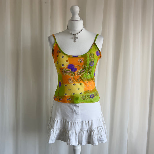 00s Graphic Cami Top - Size M