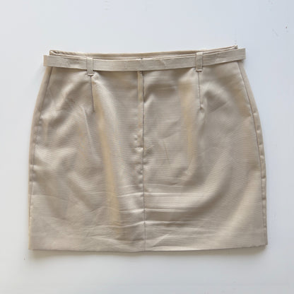 90s Buckle Mini Skirt - Size S