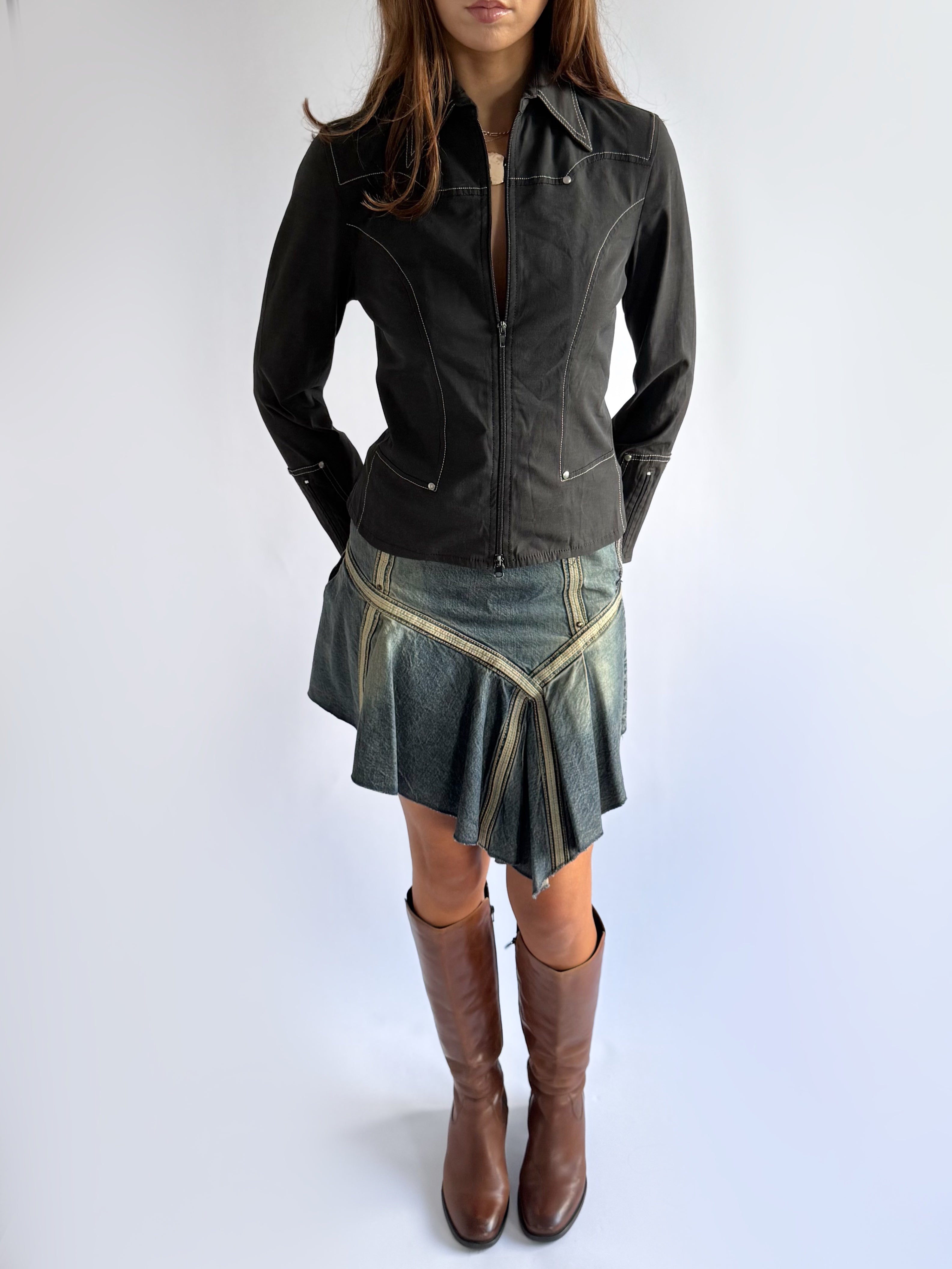 Double Zip Shirt - Size S