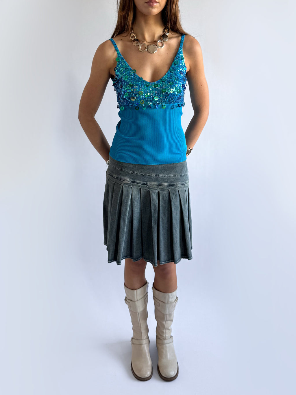 Sequin Cami - Size M