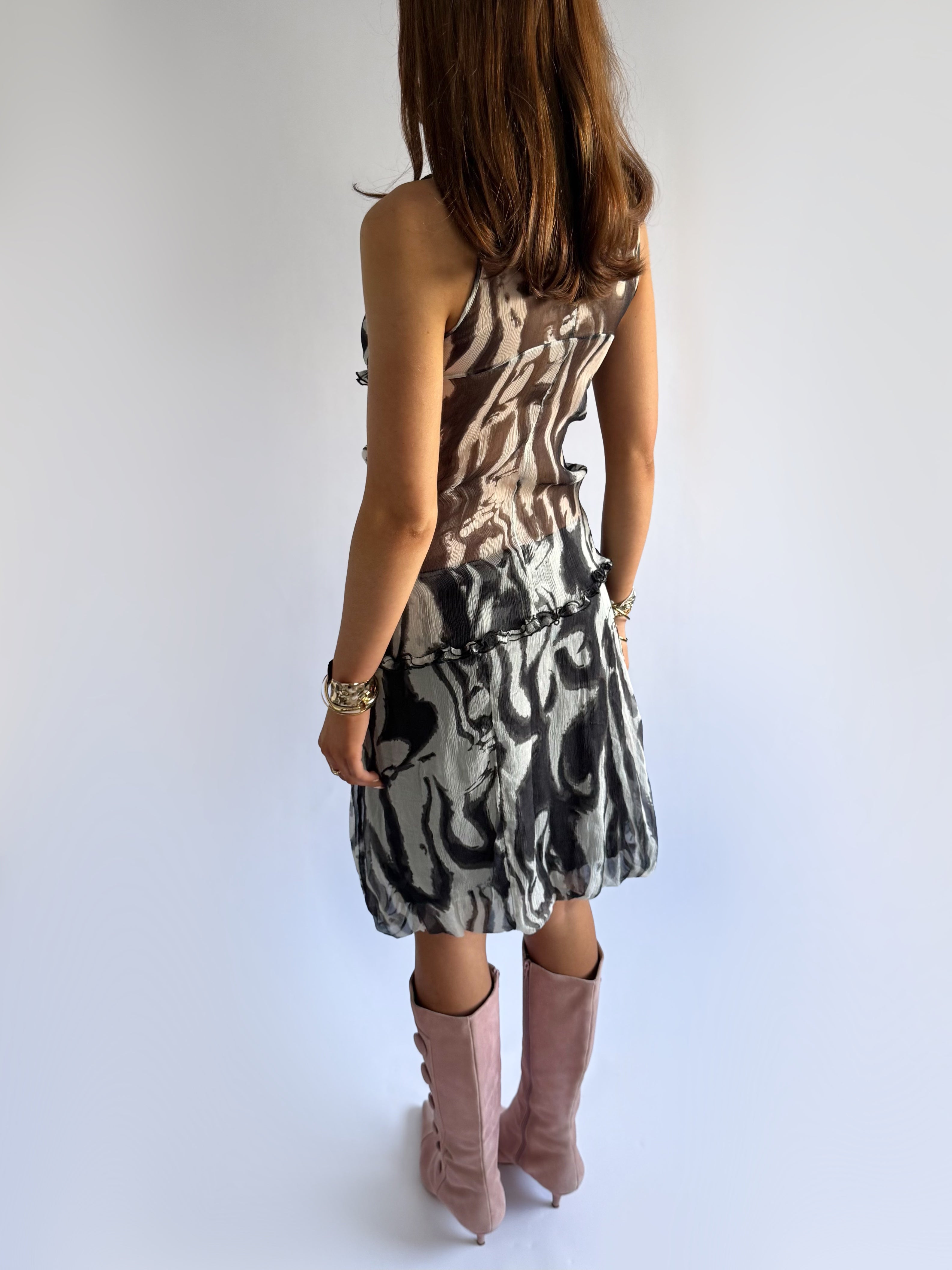 100% Silk Cami & Skirt Set - Size M