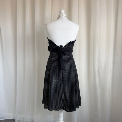 00s Polka Dot Midi Dress - Size S