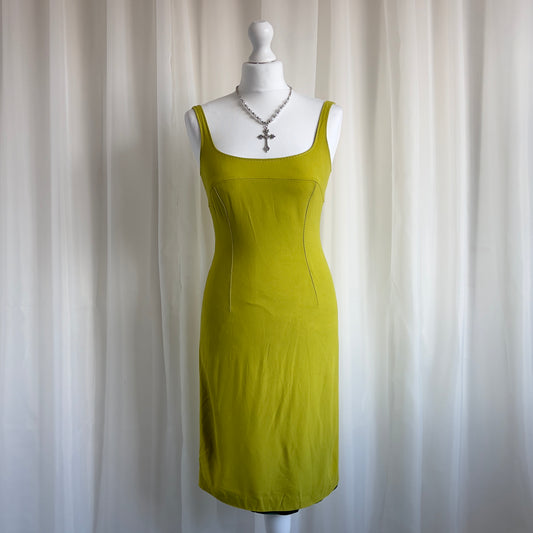 90s Green Mini Dress - Size S