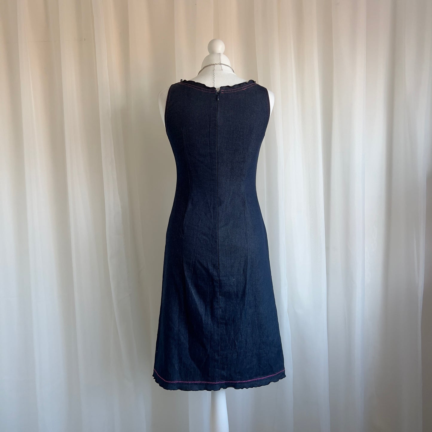 90s Denim Midi Dress - Size M