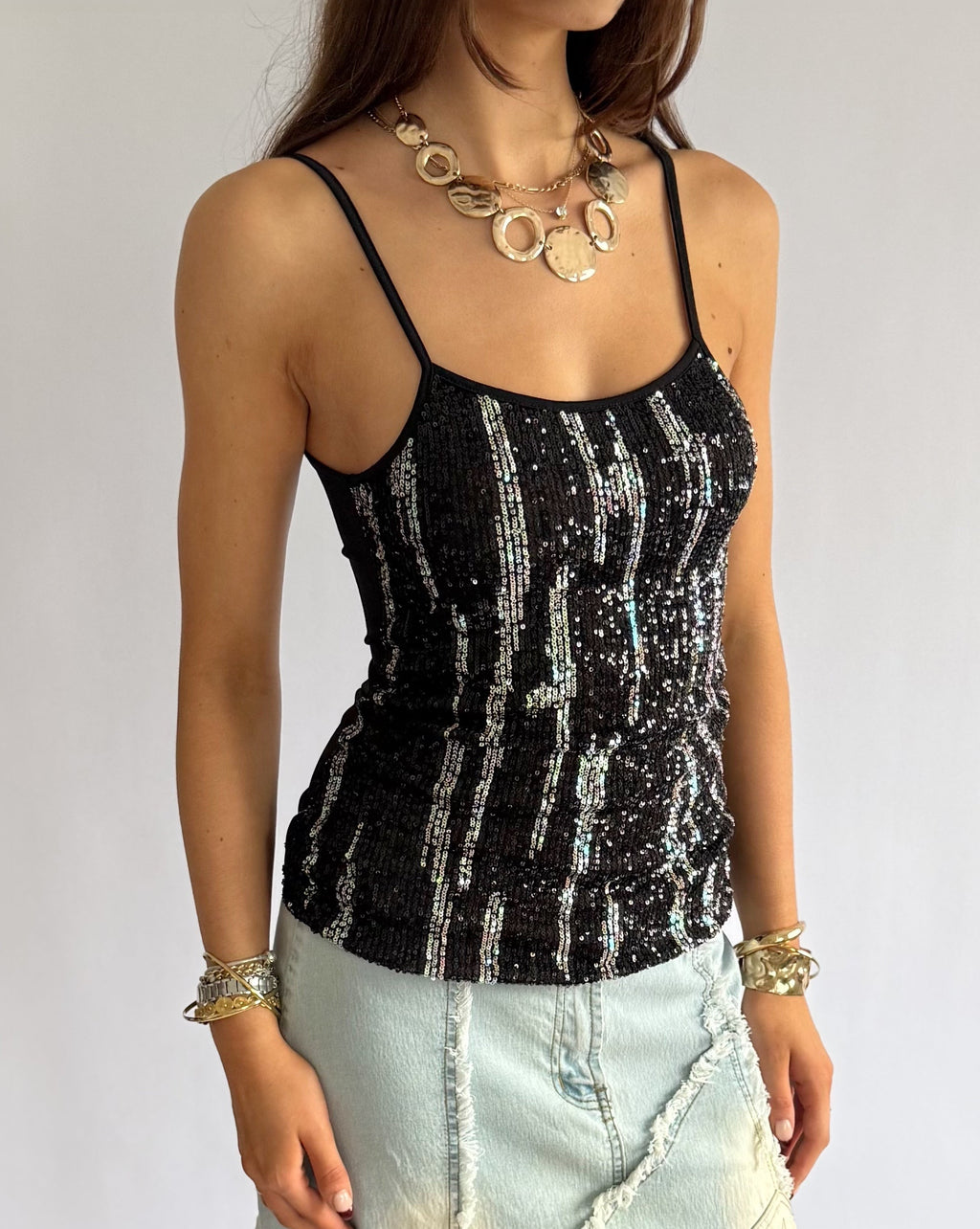 Sequin Cami - Size S
