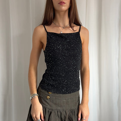 90s Mesh Beaded Cami - Size S