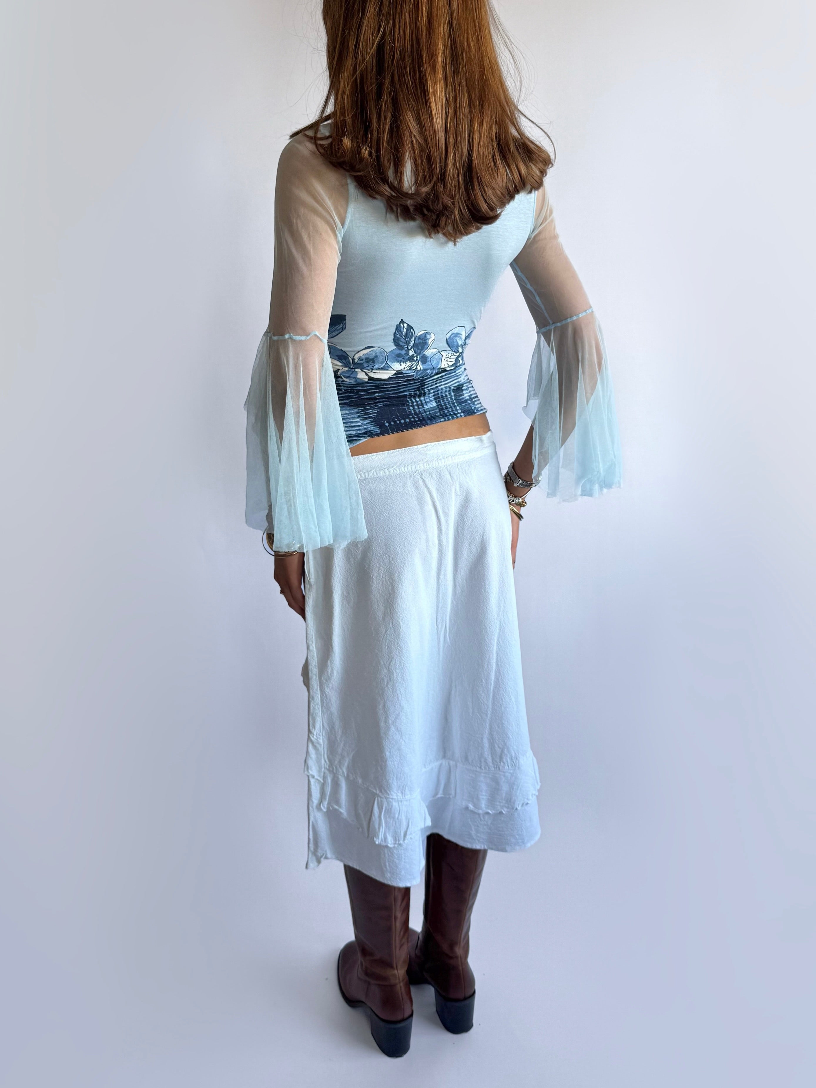 Asymmetric Midi Skirt - Size M