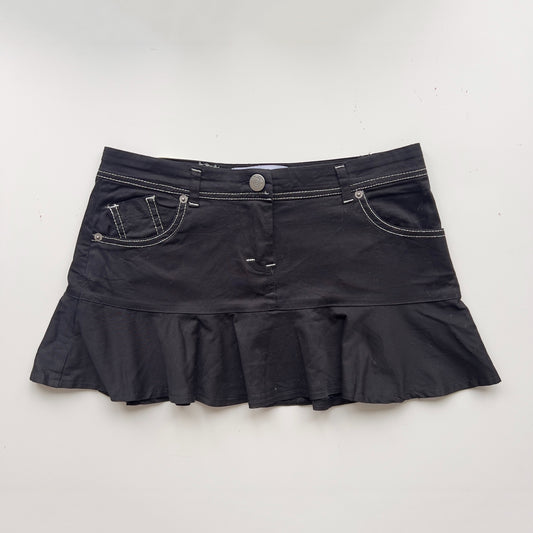 00s Pleated Micro Skirt - Size M