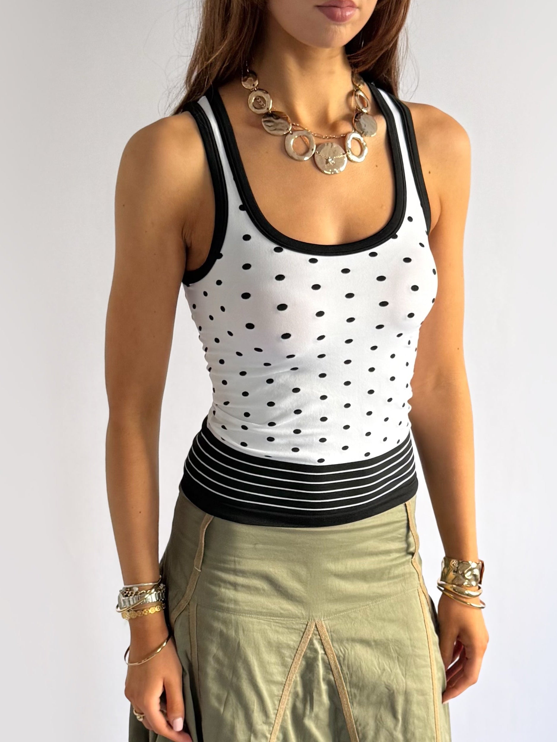 Polka Dot Cami - Size S