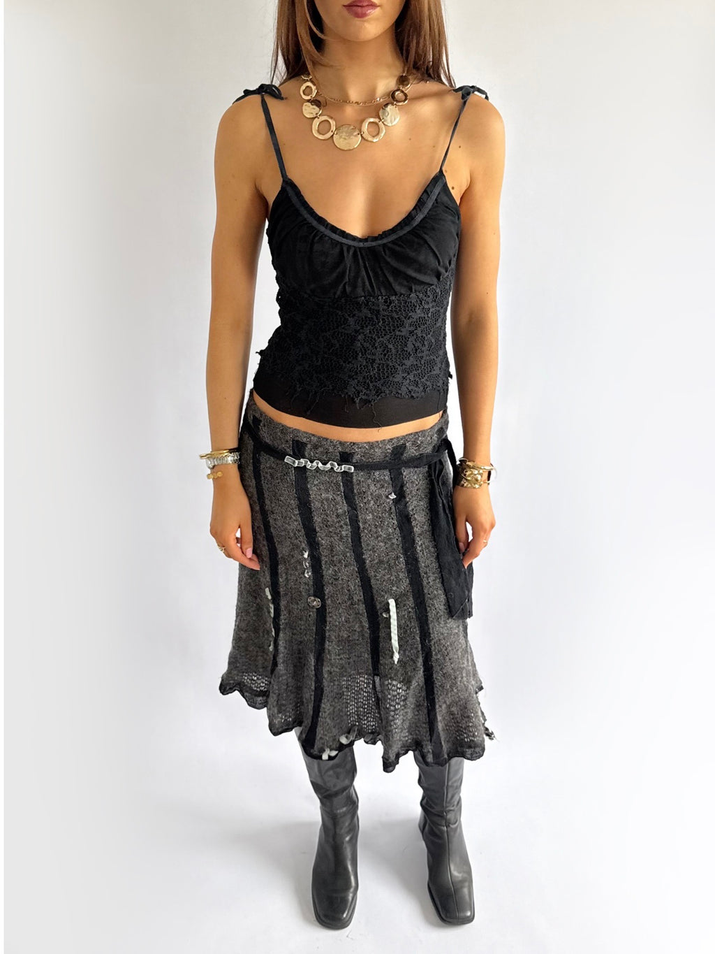 Lace Milkmaid Cami - Size M