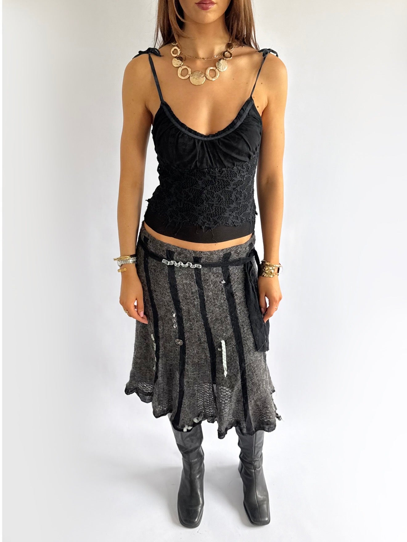 Lace Milkmaid Cami - Size M