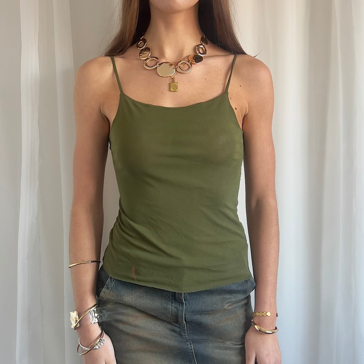 90s Mesh Cami Top - Size M