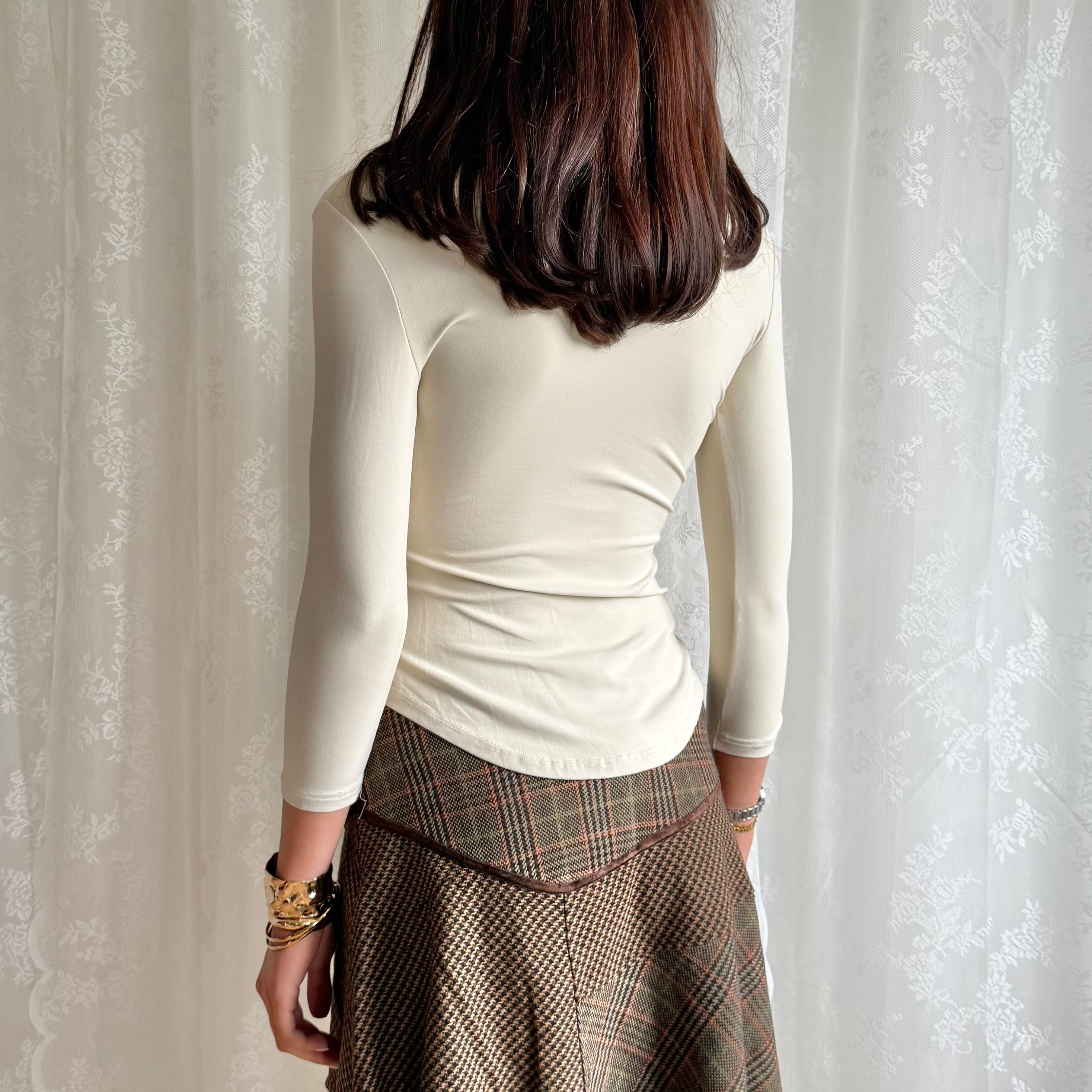 Polo Crop Top - Size S