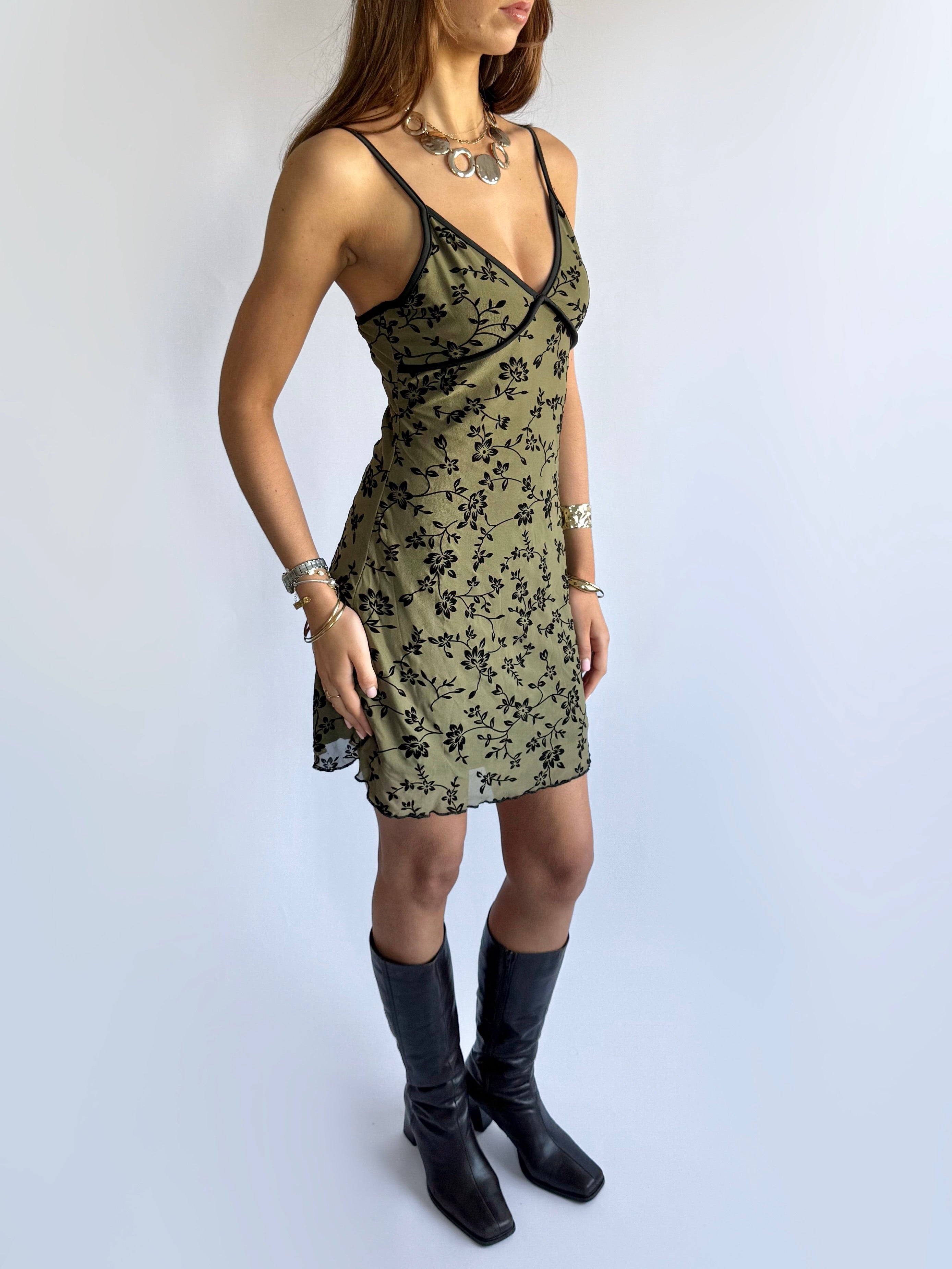 Floral Mini Dress - Size S