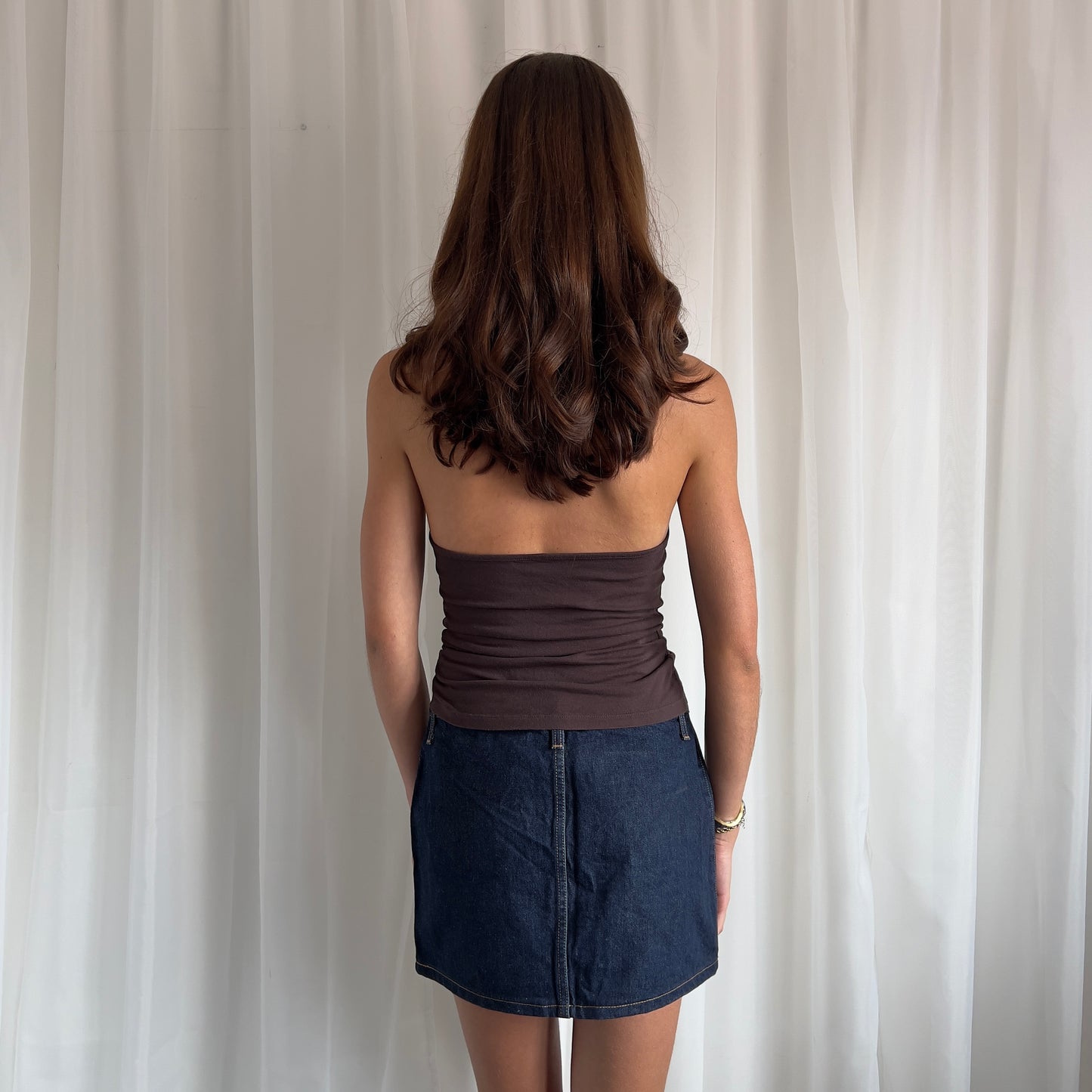 00s Denim Mini Skirt - Size M