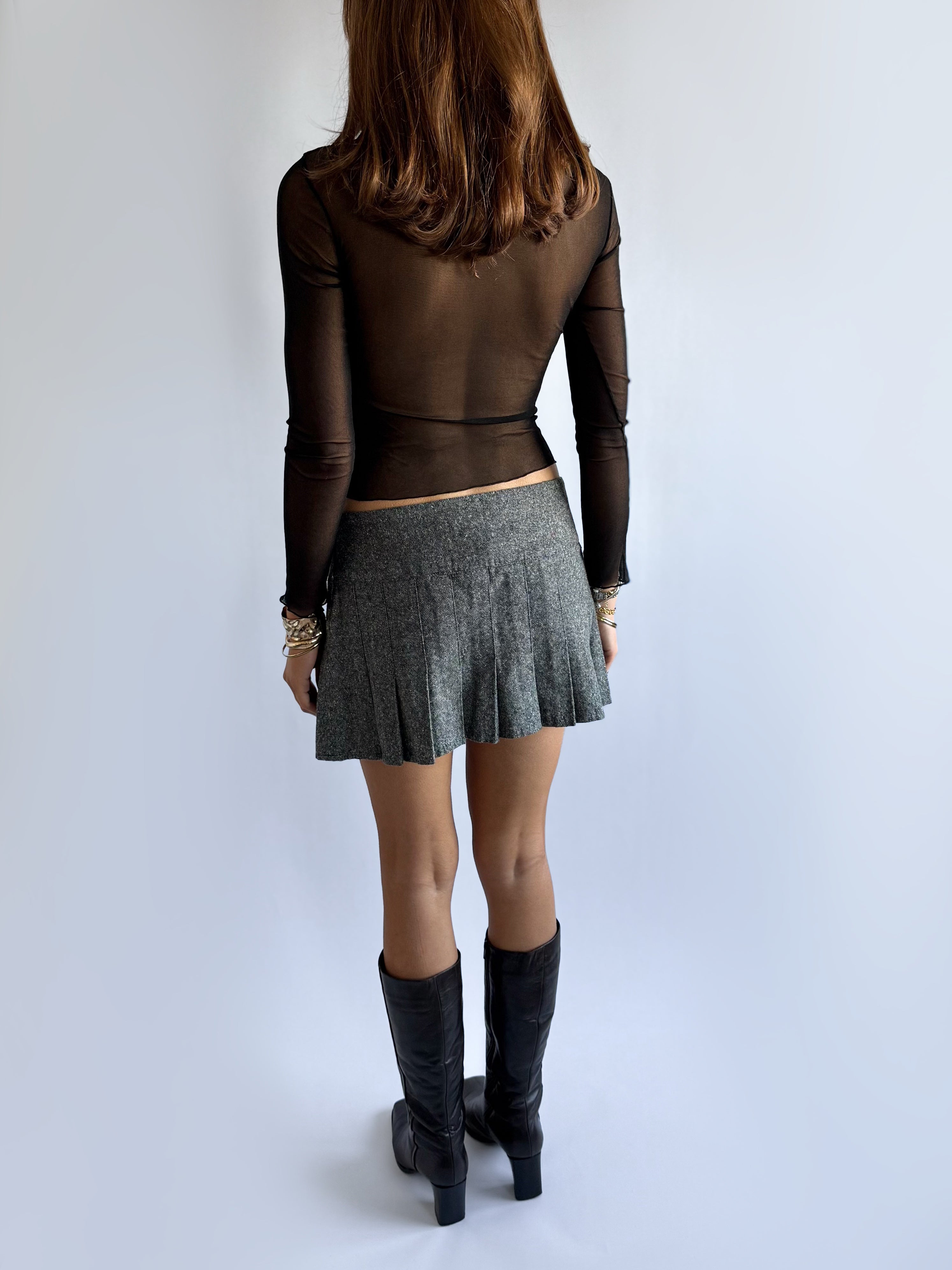 Mesh Long Sleeve Top - Size XS