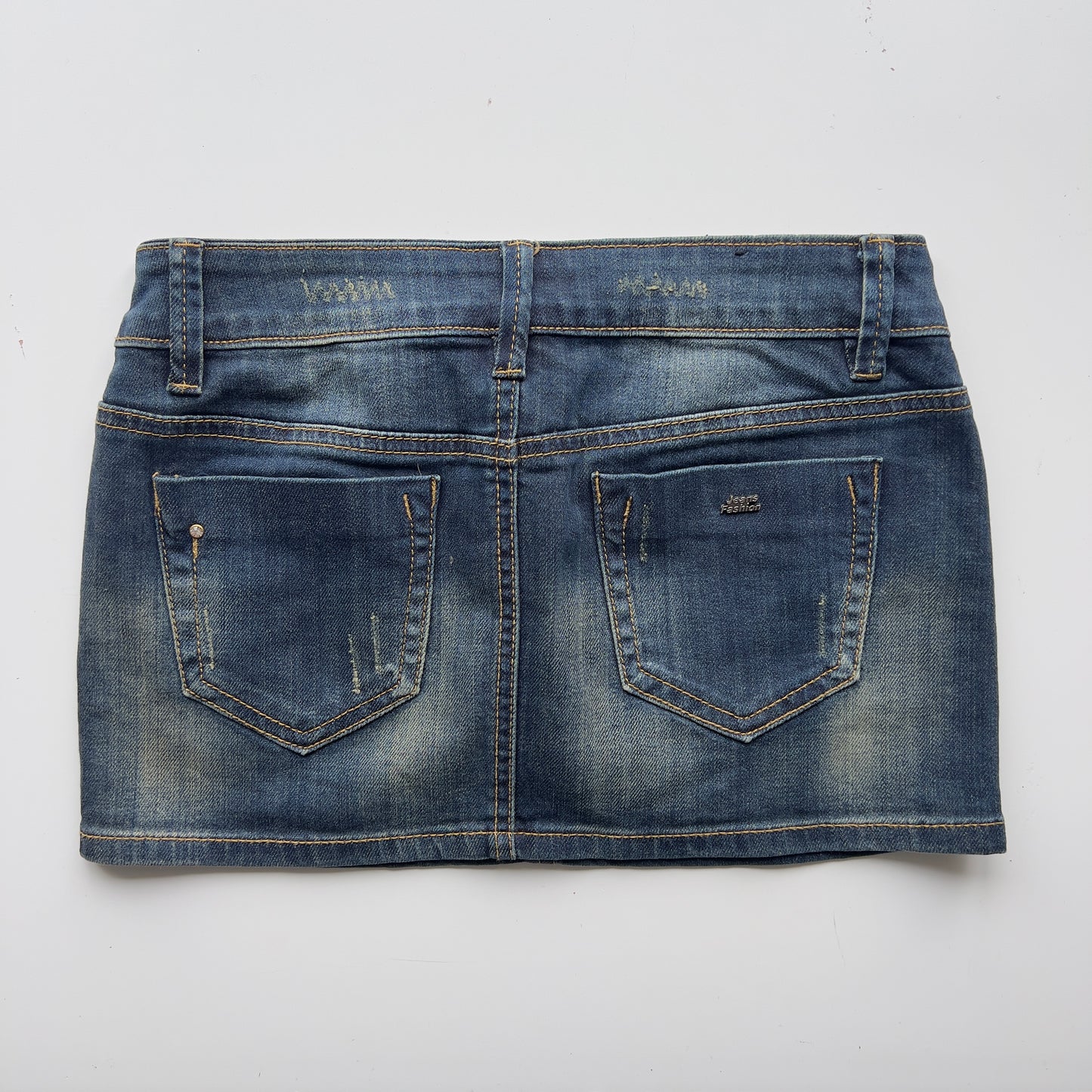 00s Denim Micro Mini Skirt - Size S