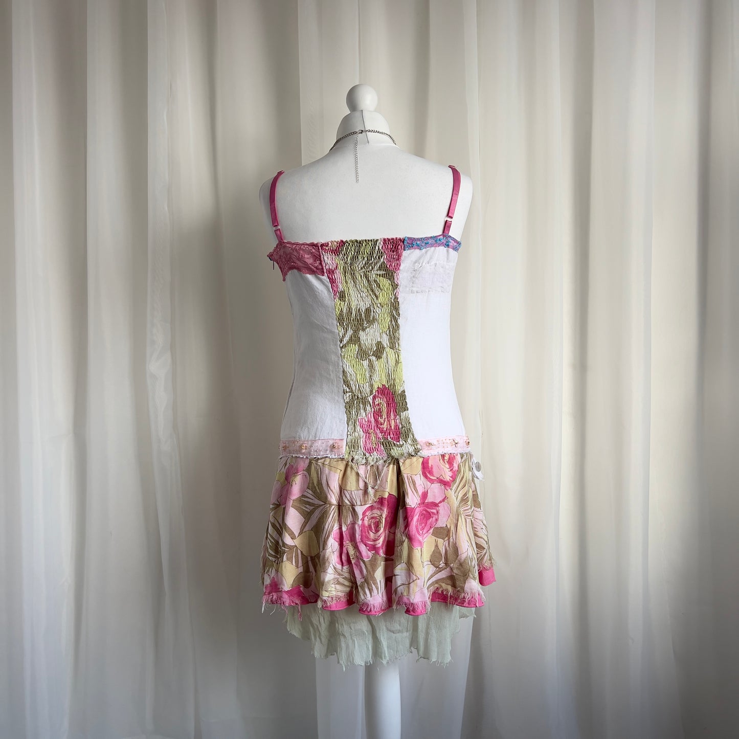 00s Floral Mini Dress - Size M