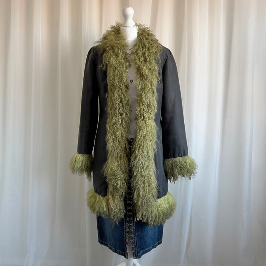 00s Fur Afghan Jacket - Size S