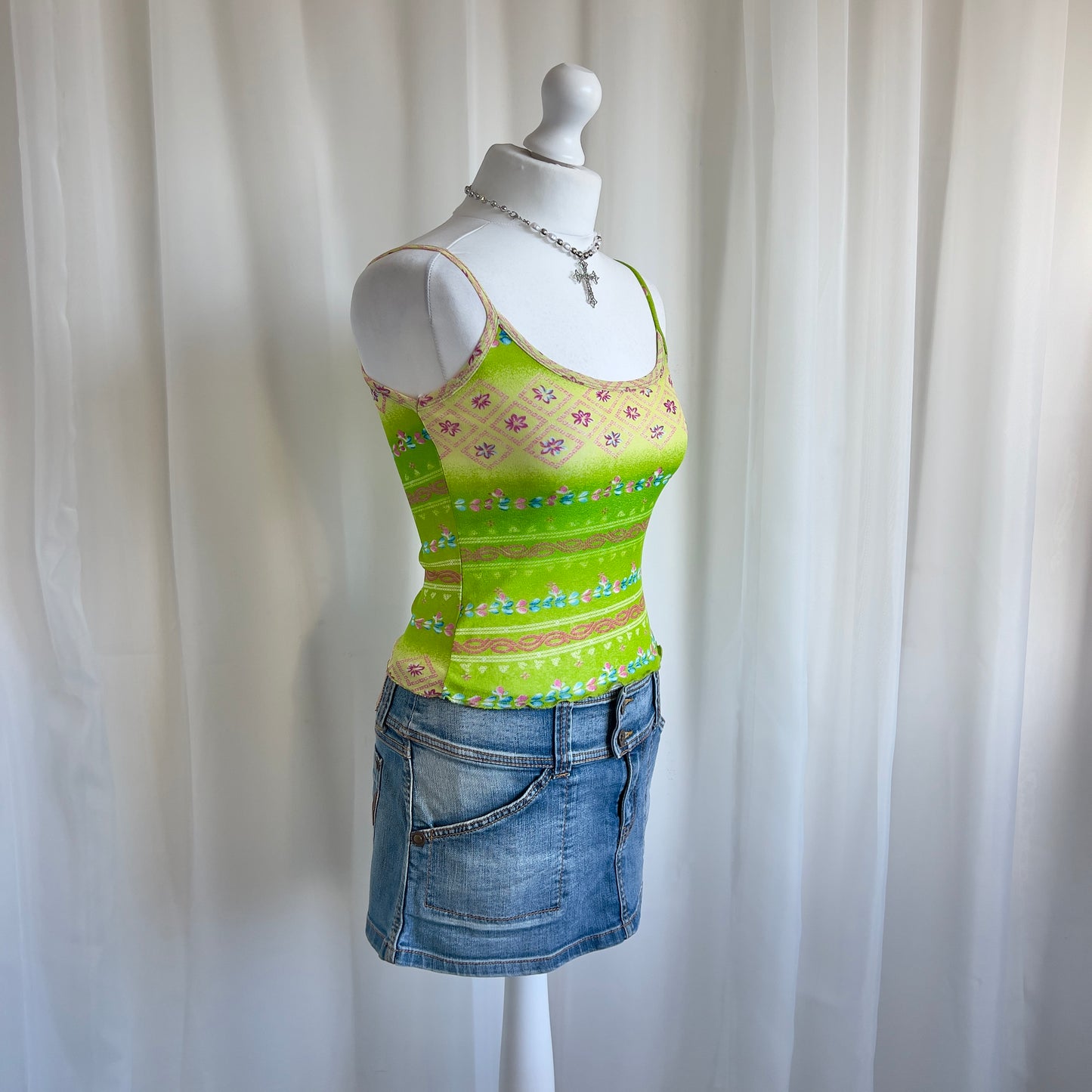 00s Graphic Cami Top - Size S